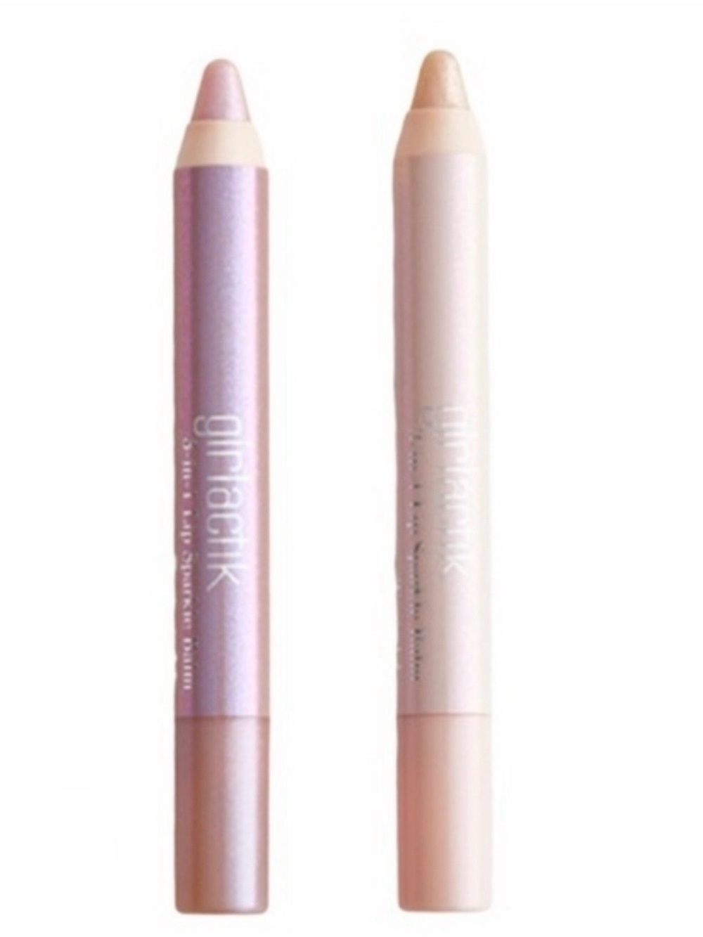 2xs BUNDLE Girlactik 3-in-1 Lip Sparkle Balm in Shades:TWINKLE & PERIWINKLE NEW!